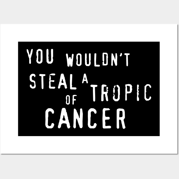 You wouldn'y steal a Tropic of Cancer Wall Art by CarbonRodFlanders